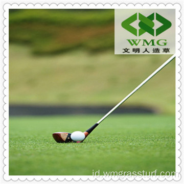 10mm Mini Golf Rumput Buatan Menempatkan Rumput Hijau